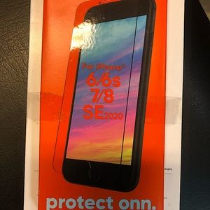 Incipio” clear case and protect oon” screen protector